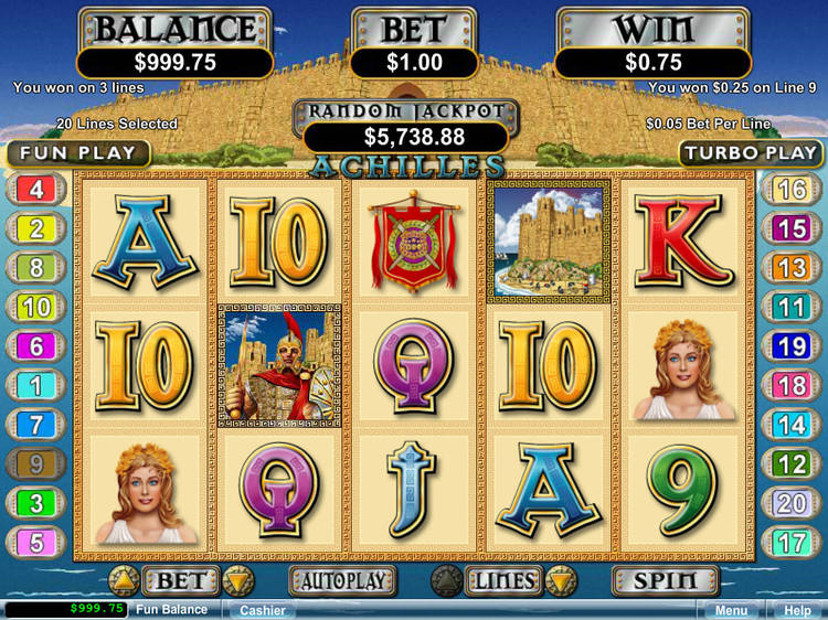 Achilles Slot Machine Play Free