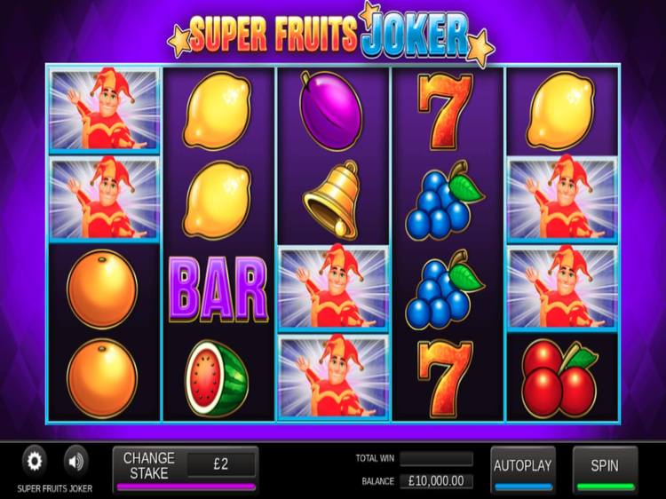 Super Fruits Joker Slot Play For Fun Spinmybonus Com