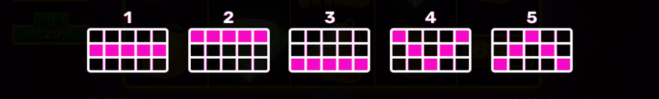 3 sparking crowns paylines 1