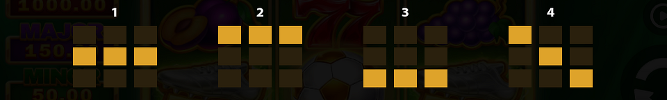 3x3 football strike hold the spin paylines 1