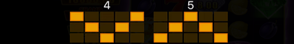 4 supershiny diamonds hold and win paylines 2