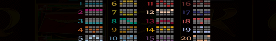 8 dragons paylines