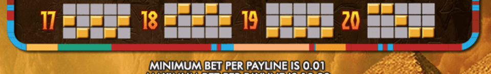 cleopatras pyramid ii paylines 3