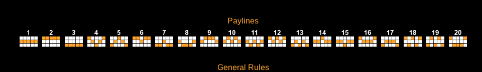 khrysos gold paylines