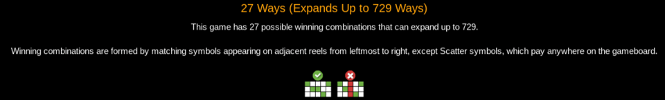 warrior conquest payline