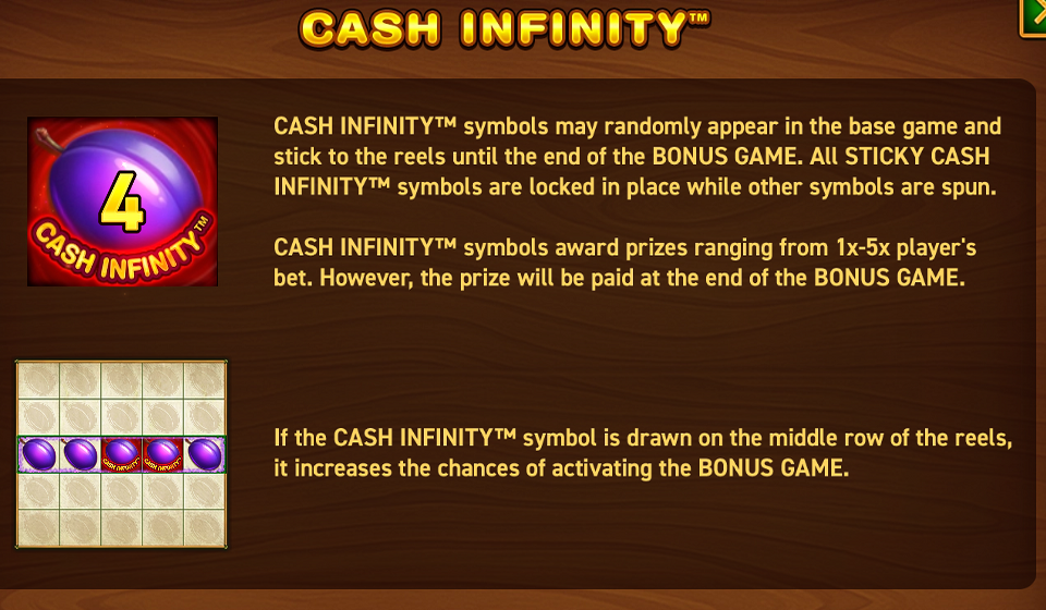 25 magic plums paytable 1