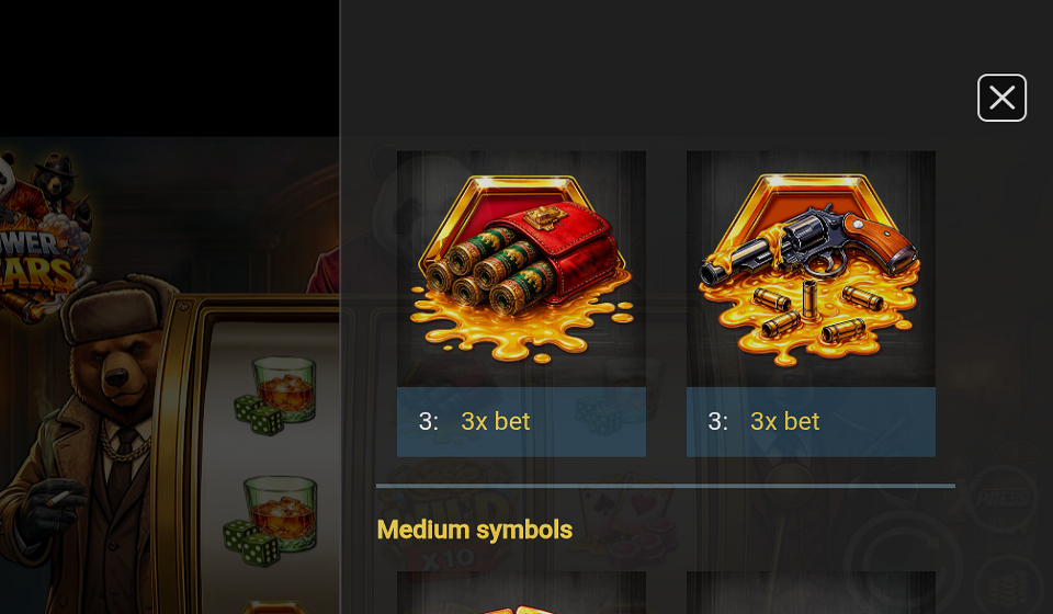 3 power bears paytable 1