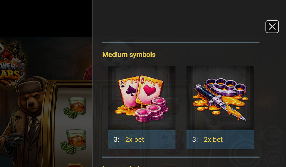 3 power bears paytable 2