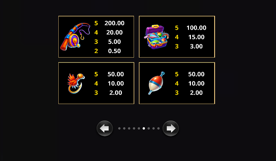 action bass paytable 2