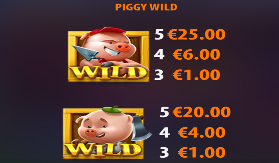 big bad wolf pigs of steel paytable 2