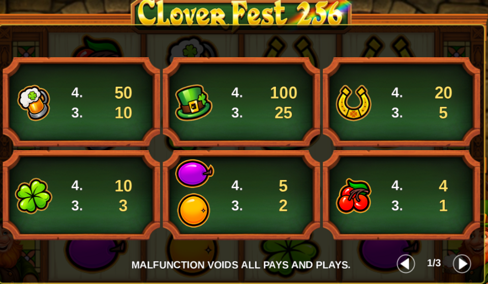 Clover Fest 256 Slot by 1spin4win 🎰✨ Free Demo Play
