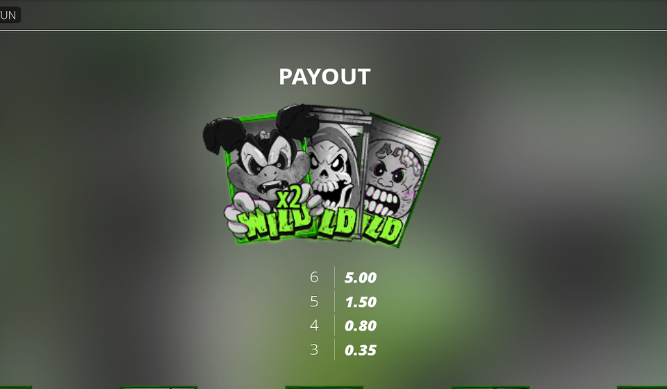 ding dong death paytable 1