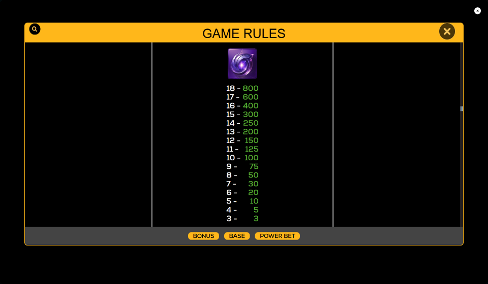 elemental deluxeways paytable 3
