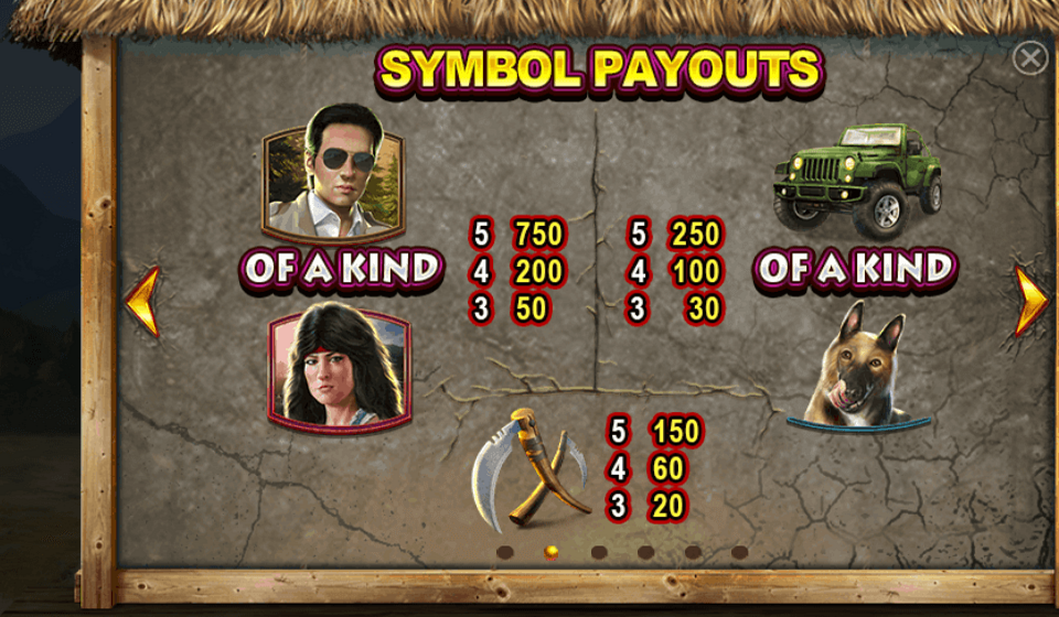 fire dragon paytable 2