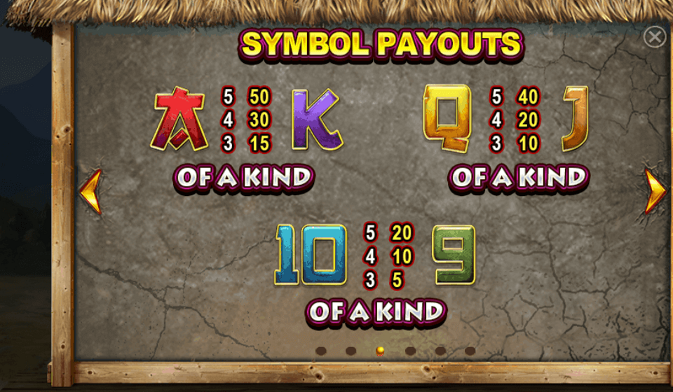 fire dragon paytable 3