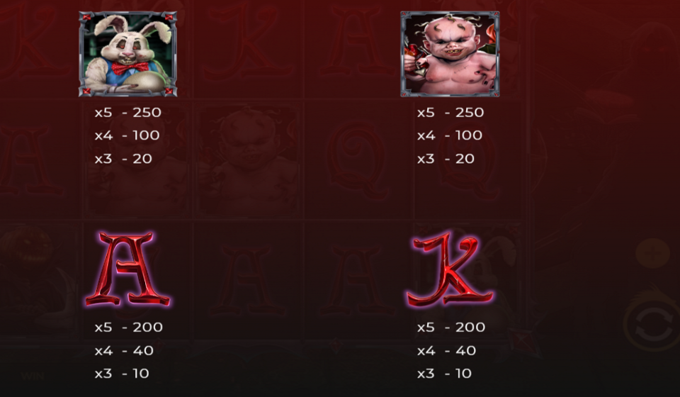 freaks of folklore paytable 2