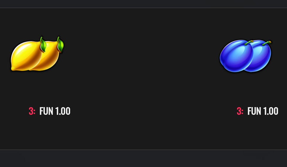 fruit lightning 3x5 paytable 3