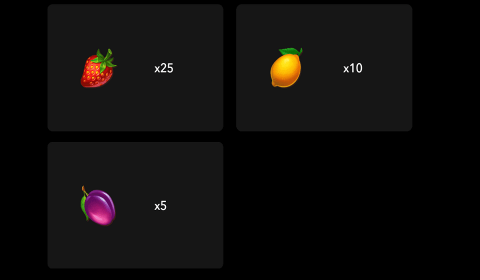 fruit machine megabonus paytable4