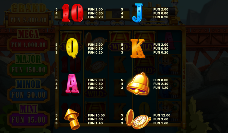 goldstar express paytable