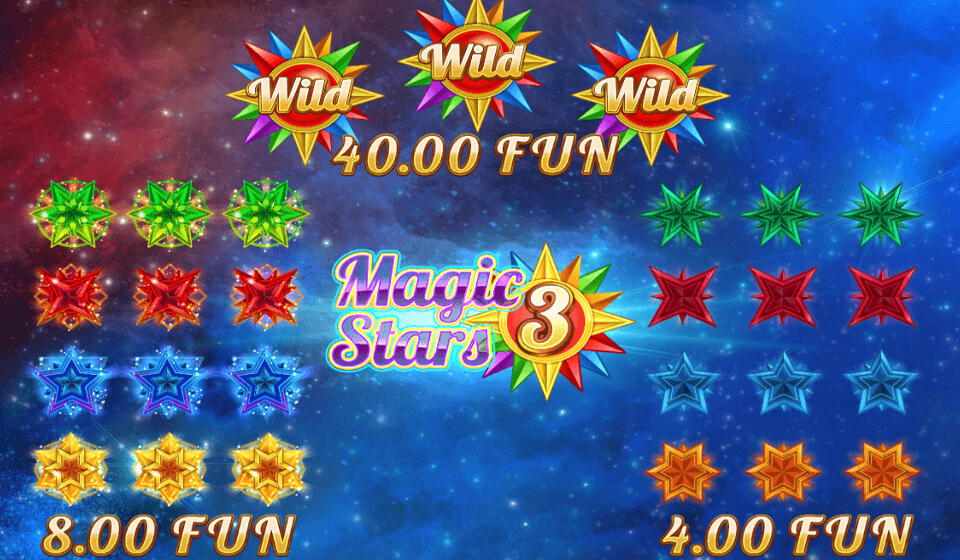 magic stars three paytable