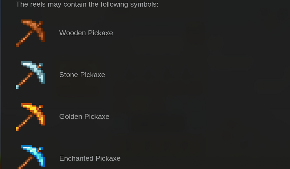 mine slot paytable 1