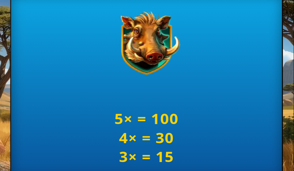 safari shoot paytable 4