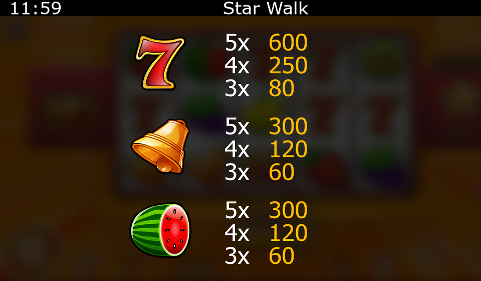 star walk paytable 1