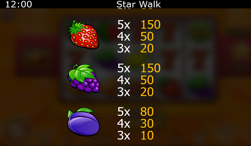 star walk paytable 2