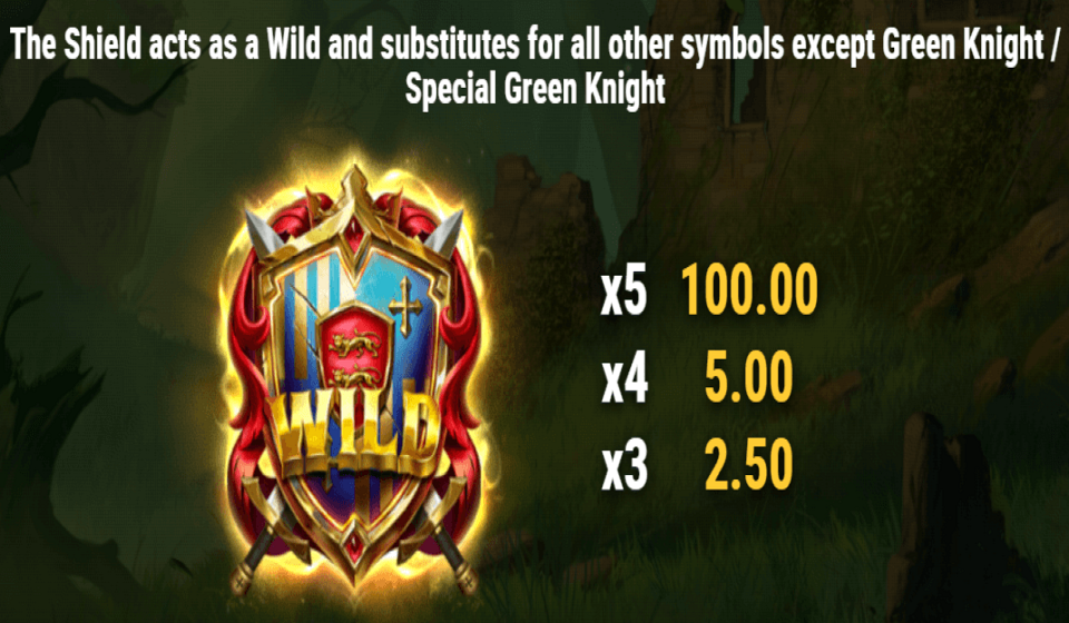 the green knight paytable 1
