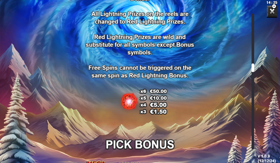 thors hammer time paytable 2