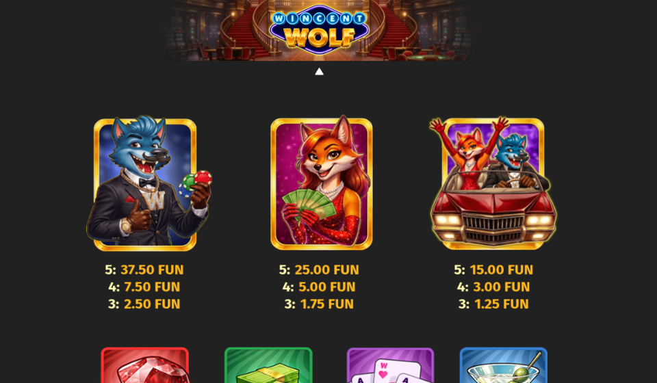 wincent wolf paytable 1