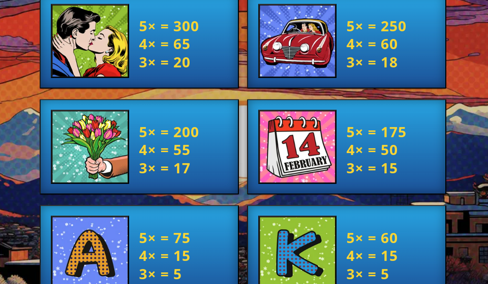 winter heart paytable 2