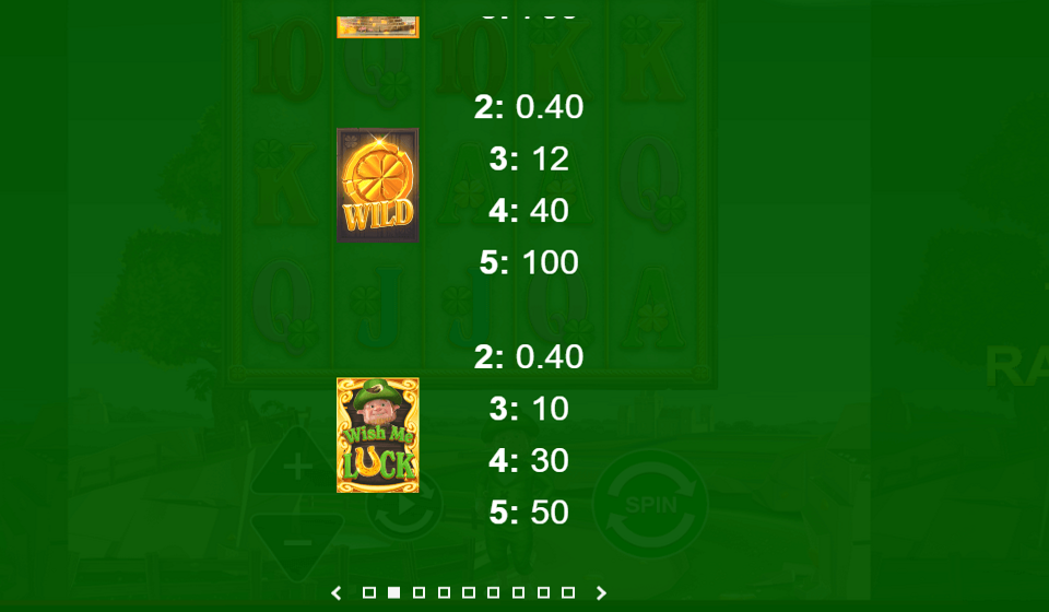 wish me luck paytable 2