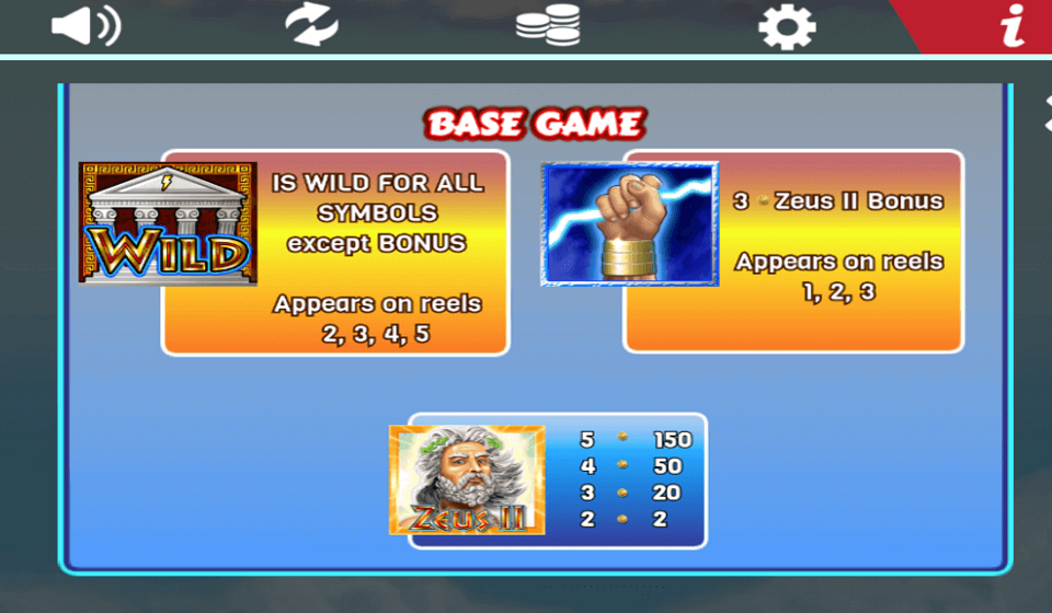 wms gaming zeus ii paytable 1