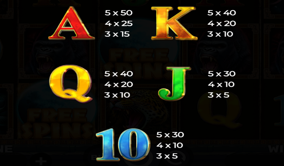 wolf fang aztec howl paytable 2
