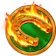 3 buffalos fireshoe green scatter symbol