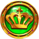 3 crown coins scatter 3 symbol