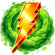 3 orbs of zeus green scatter symbol