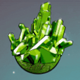 alien planets green scatter symbol