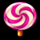 dragon feast pink candy symbol