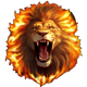 fire lion symbol scatter 2