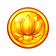 gold of diwali hold and win scatter symbol