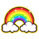 le clubber rainbow symbol