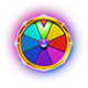 neon wheel 7s scatter symbol