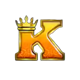 3 coin towers king icon symbol