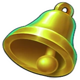 3 crown coins bell symbol