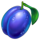 3 crown coins plum symbol