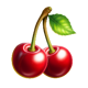 3 flaming clovers cherry symbol