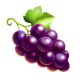 3 flaming clovers grape symbol