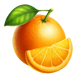 3 flaming clovers orange symbol